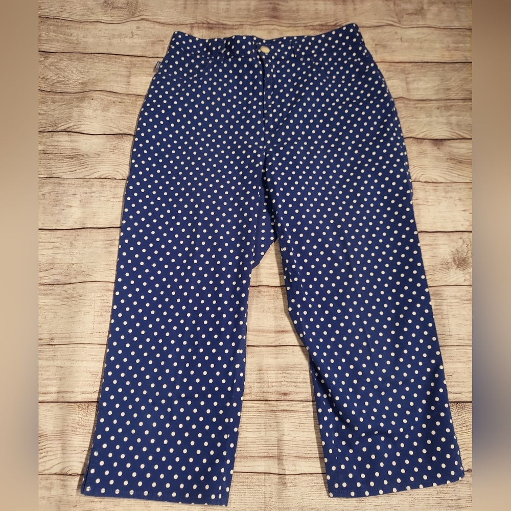 Ralph Lauren Polka Dot Capri Pants
